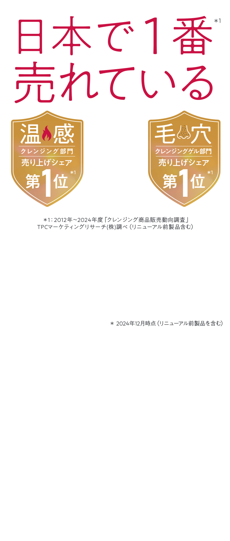 日本で1番売れている